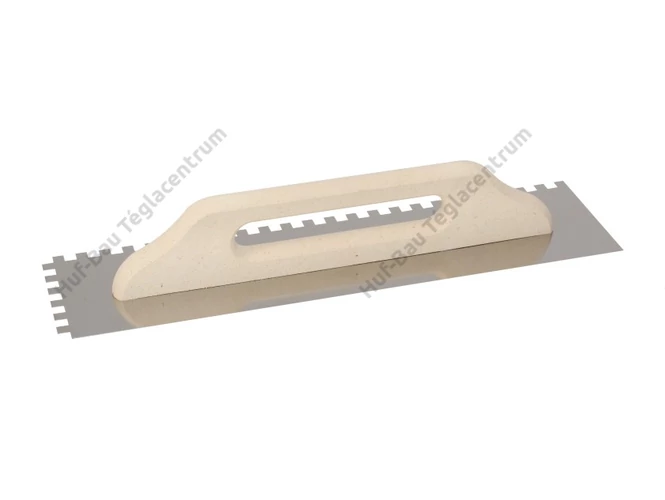Glettvas 130x480mm E10 inox svájci glettelő fanyelű Eco Line Kubala (KUB2622)