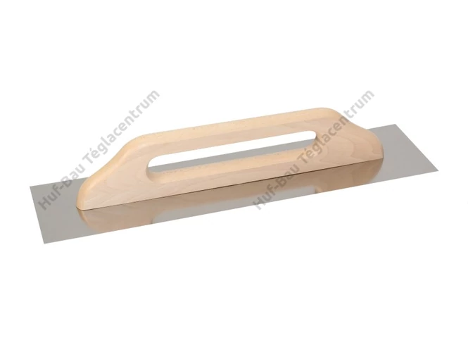 Glettvas 130x580mm sima inox svájci glettelő fanyelű Eco Line Kubala (KUB2624)