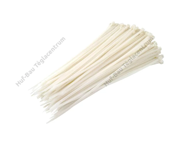 Kábelkötegelő natúr 100 db - 2.5 x 150 mm