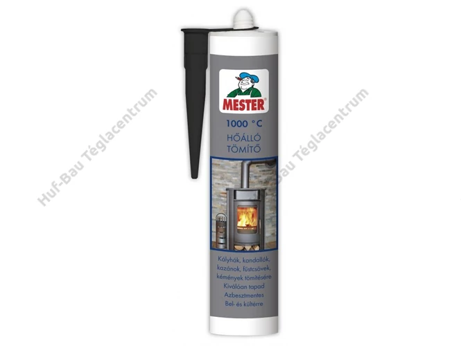Hőálló tömítő 310ml 1000°C antracit MESTER