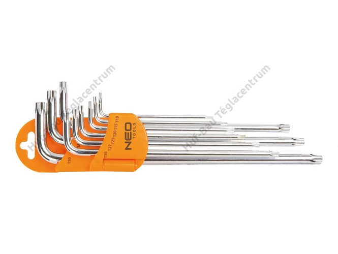 Neo Torx kulcskészlet - t10-t50, 9 részes