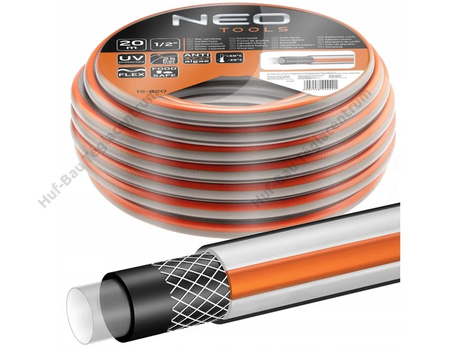Locsolótömlő 3/4" 20m 4 rétegű NEO (15-803)