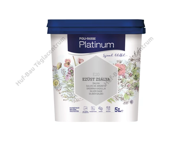 POLI-FARBE Platinum Ezüst Zsálya E20 - 5L