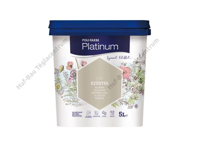 POLI-FARBE Platinum beltéri falfesték Ezüstfa 5l