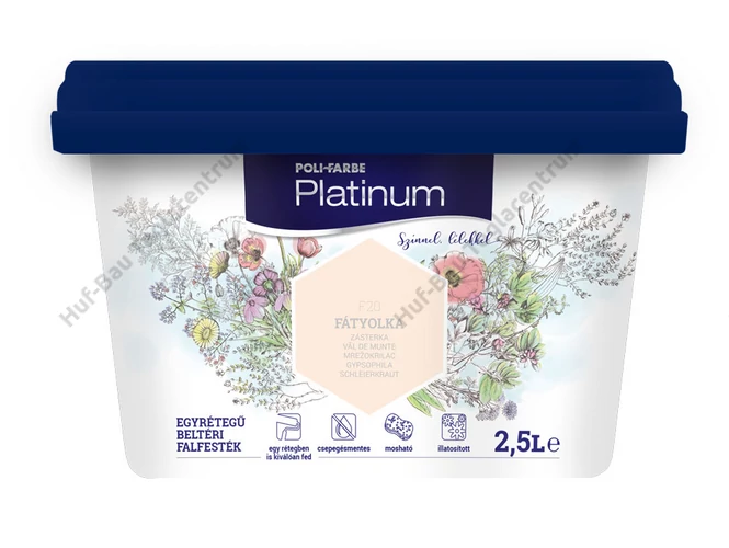 POLI-FARBE Platinum beltéri falfesték Fátyolka 2,5l