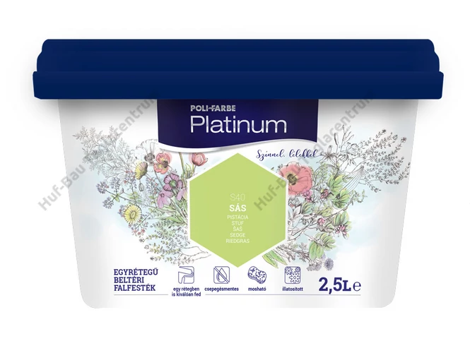 POLI-FARBE Platinum beltéri falfesték Sás 2,5l