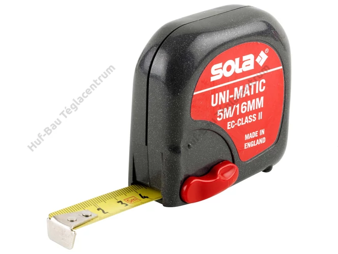 SOLA Uni-Matic mérőszalag  5 m