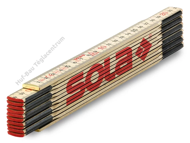 SOLA H 2.4/12 fa mérővessző - 2.4 m
