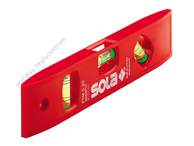 SOLA PTM 5 20 műanyag Torpedo vízmérték