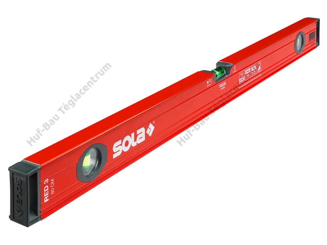 SOLA Red 3 80 alu-vízmérték