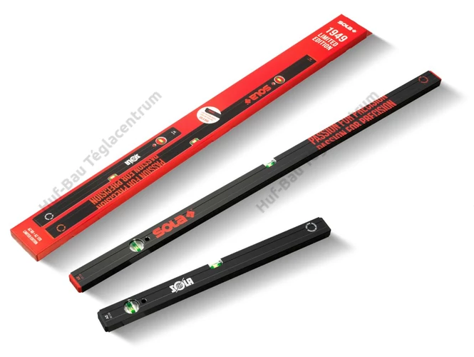 SOLA AZ-Set 60 + 120cm Alu-vízmérték szett - 1949 Limited Edition.