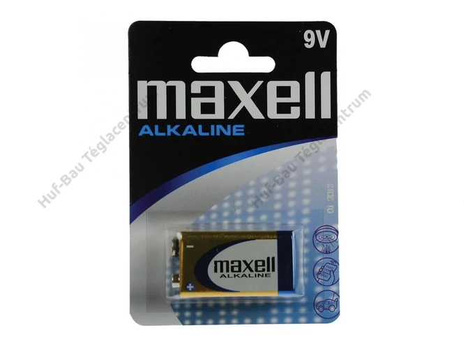 Maxell alkáli elem 9V