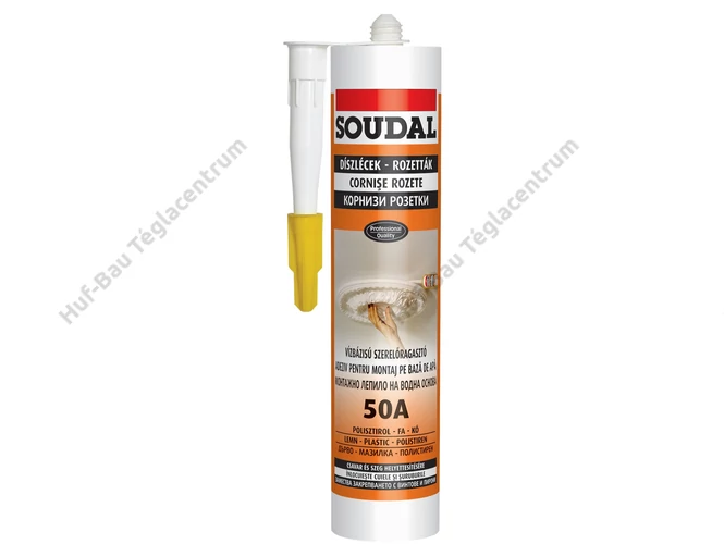 Szerelőragasztó 280ml 50A vizes bázisú Soudal (117716)