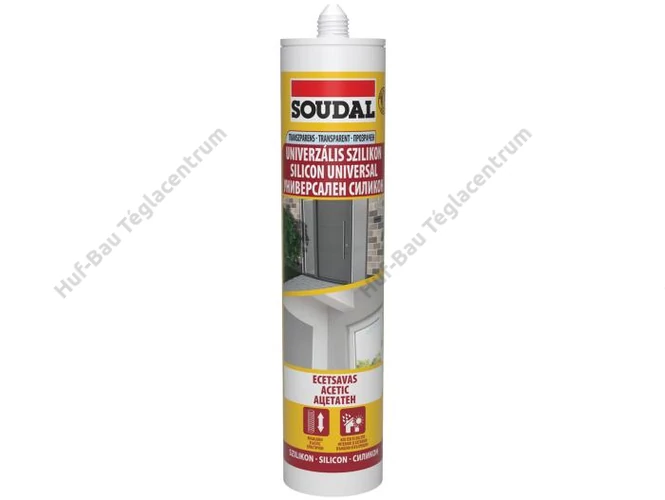 SOUDAL Univerzális szilikon transzparens - 310ml 