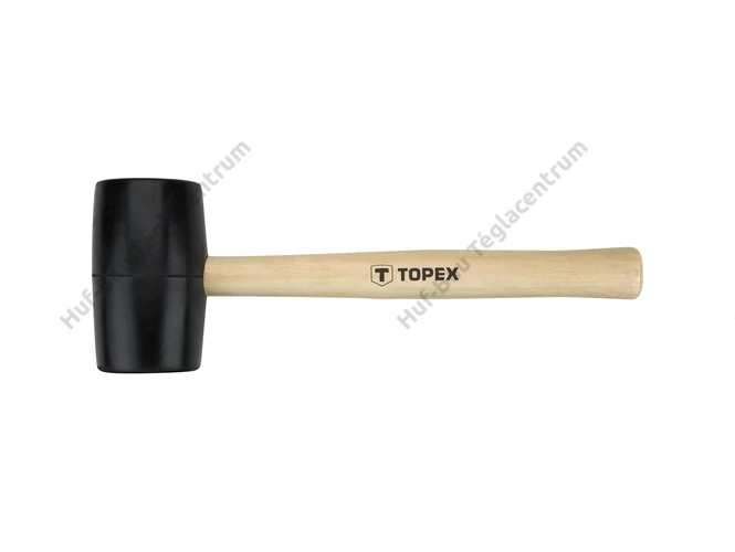 Topex gumikalapács - 50mm/340G keményfa nyél