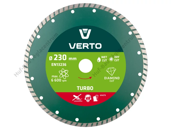 Verto gyémánt vágókorong - 230 mm