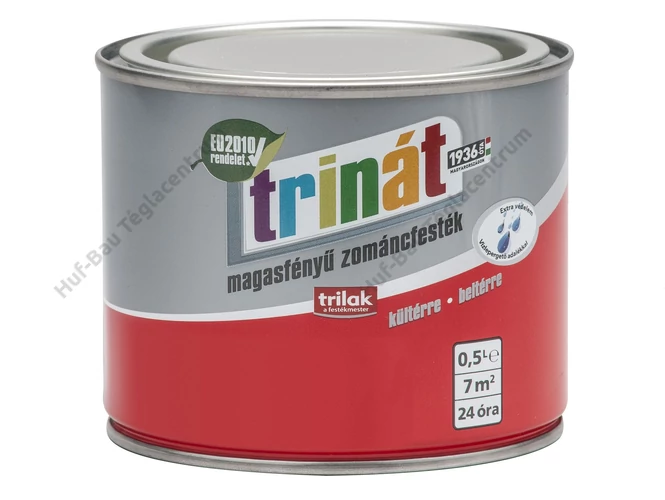 TRILAK Trinát Magasfényű Zománcfesték 200 Szürke 0.5l