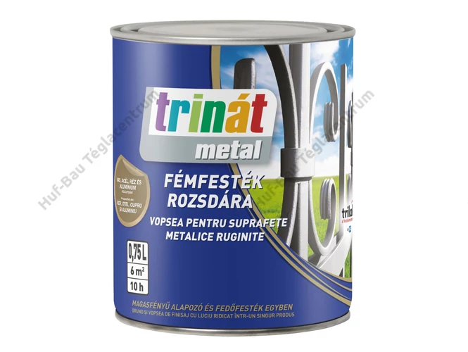 TRILAK Trinát Metal fémfesték piros 0,75 l