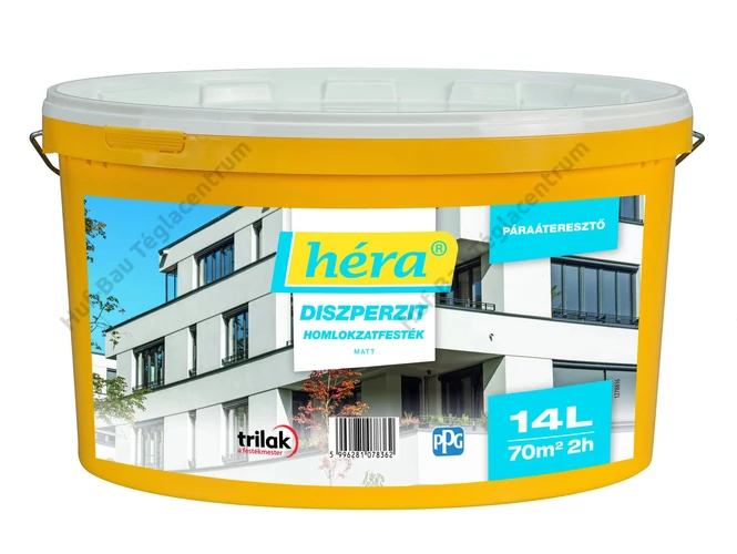 TRILAK Héra Diszperziós Homlokzatfesték fehér 14l (420604)