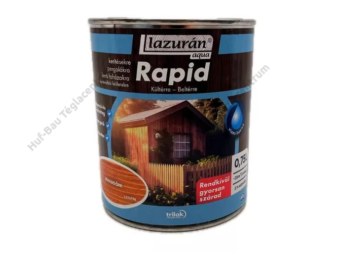TRILAK Lazurán Aqua Rapid mahagóni 0,75l