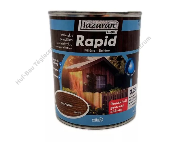 TRILAK Lazurán Aqua Rapid gesztenye 0,75l