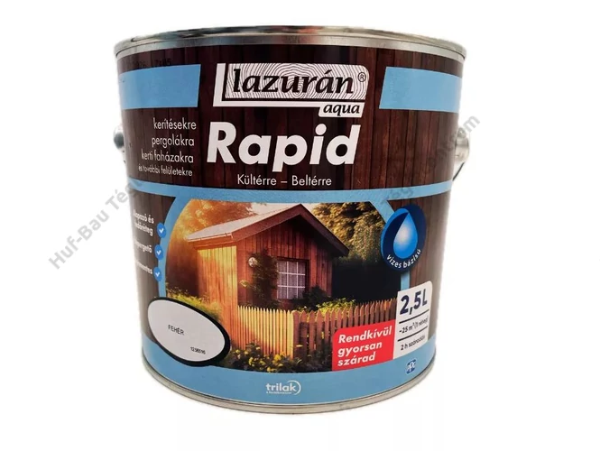TRILAK Lazurán Aqua Rapid fehér 2,5l