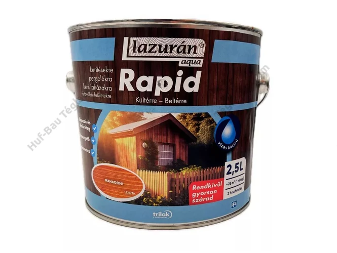 TRILAK Lazurán Aqua Rapid mahagóni 2,5l