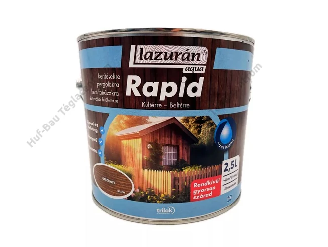 TRILAK Lazurán Aqua Rapid gesztenye 2,5l