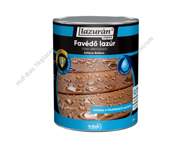 TRILAK Lazurán Aqua favédő lazúr 3in1 dió 0,75l