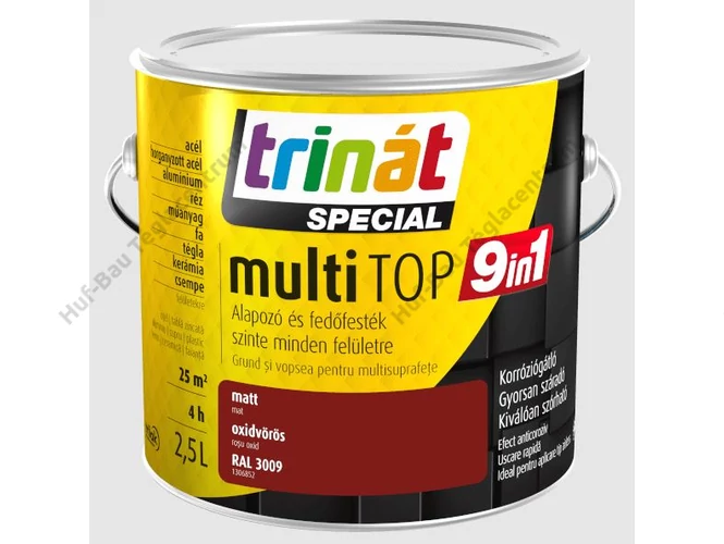 TRILAK Trinát Special multiTOP 9in1 oxidvörös - 2.5 L