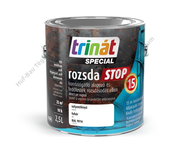 TRILAK Trinát rozsdastop, selyemfényű fehér - 2.5 L