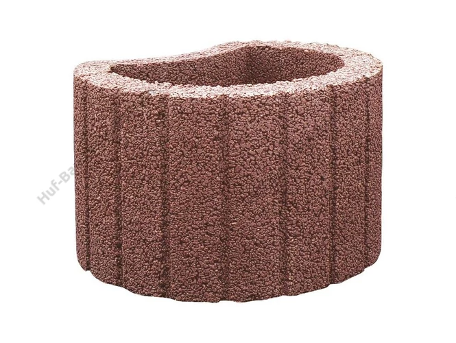 SEMMELROCK MINI növényedény - vörösbarna
