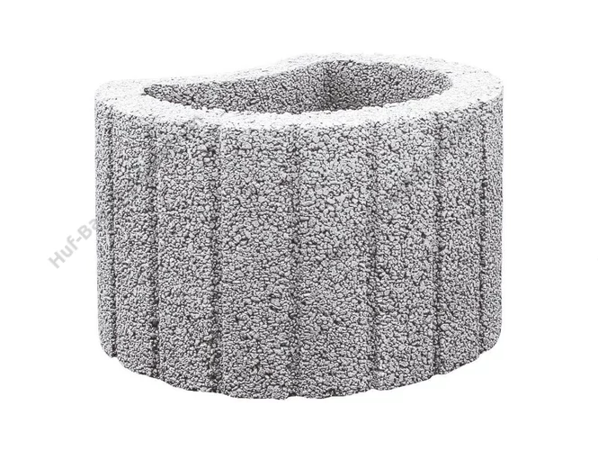 SEMMELROCK MINI növényedény - világos szürke