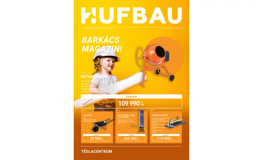 Online akciós újság - Barkácsáruház - 2023.09.15 - 2023.10.06-ig