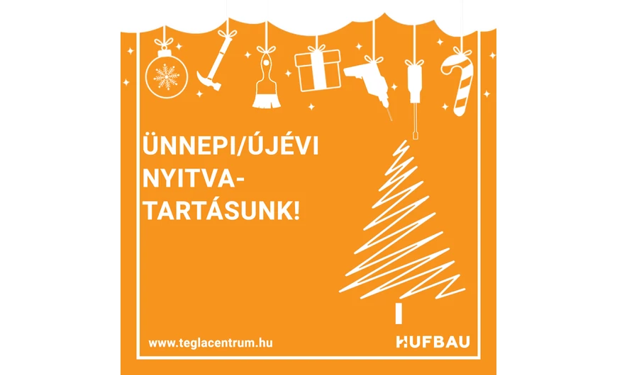 Üzleteink ünnepi/újévi nyitvatartása