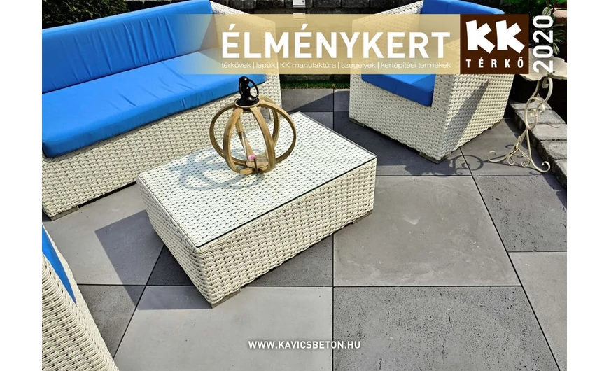 Élmény a kertben - KK Kavics Beton ajánlatunk